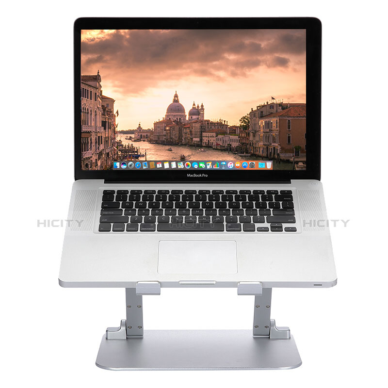 Soporte Ordenador Portatil Universal S08 para Apple MacBook Air 13 pulgadas Plata