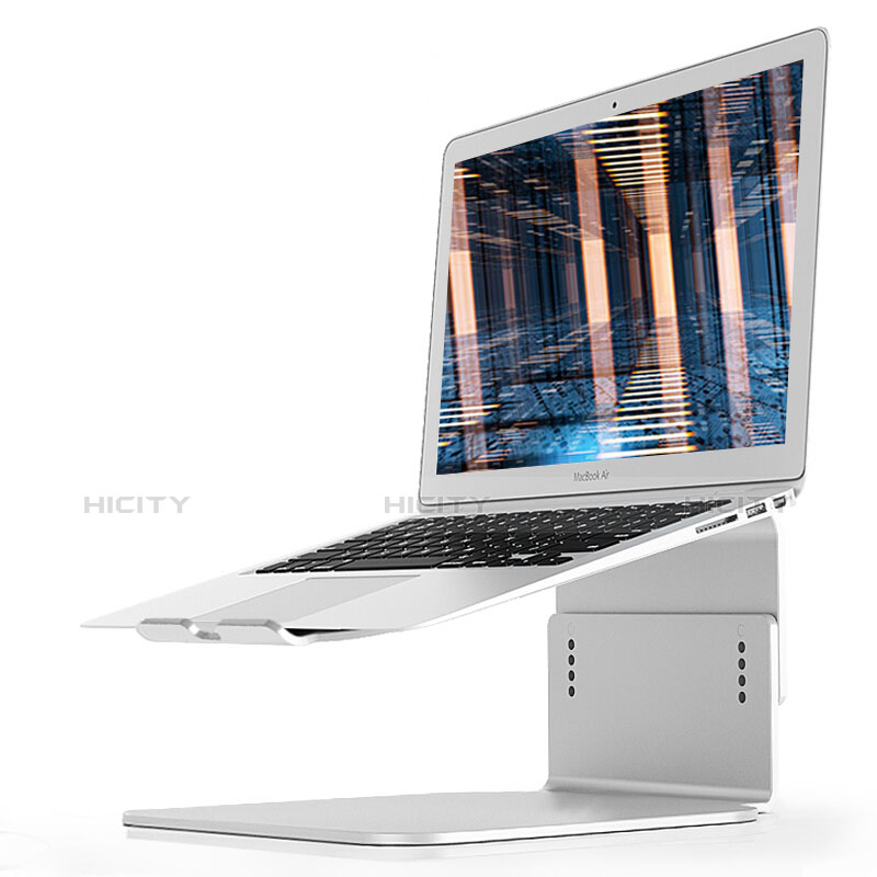 Soporte Ordenador Portatil Universal S09 para Apple MacBook 12 pulgadas Plata