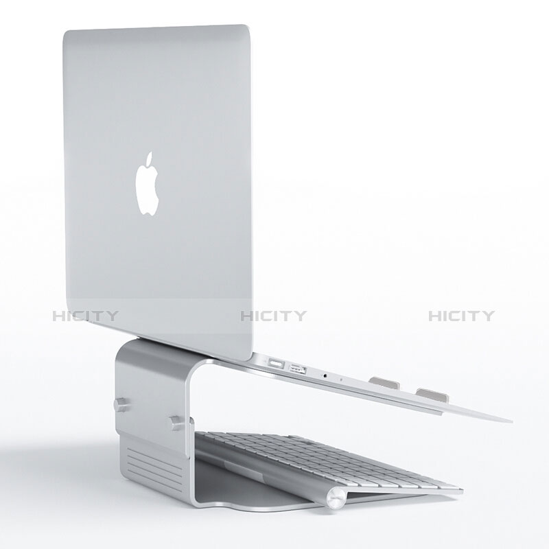 Soporte Ordenador Portatil Universal S09 para Apple MacBook Pro 13 pulgadas Plata