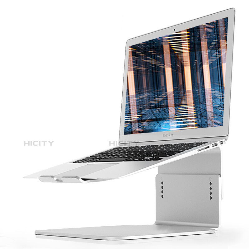 Soporte Ordenador Portatil Universal S09 para Huawei MateBook 13 (2020) Plata