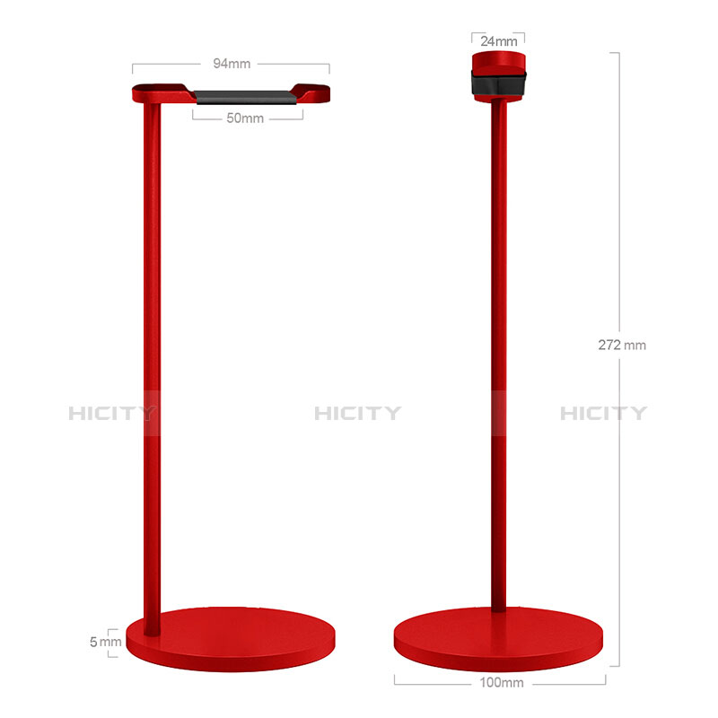 Soporte Universal de Auriculares Cascos H01 Rojo