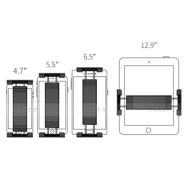 Soporte Universal de Coche Sostenedor De Tableta Tablets Asiento Trasero para Apple iPad Pro 11 (2020)