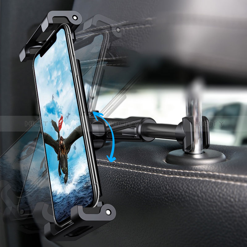 Soporte Universal de Coche Sostenedor de Telefono Movil Asiento Trasero BS2 Negro