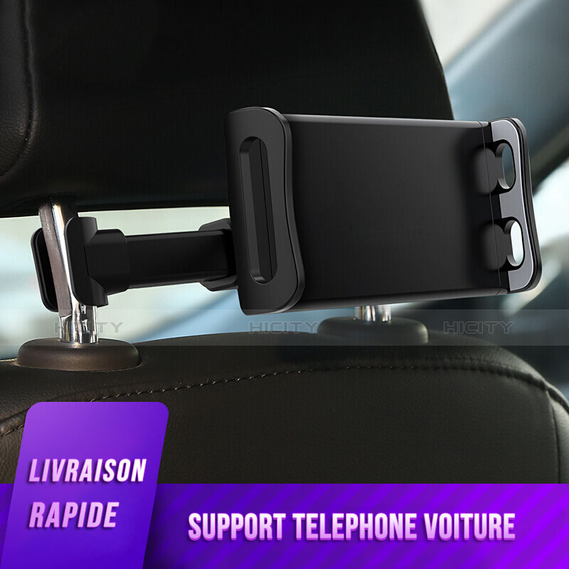 Soporte Universal de Coche Sostenedor de Telefono Movil Asiento Trasero Negro