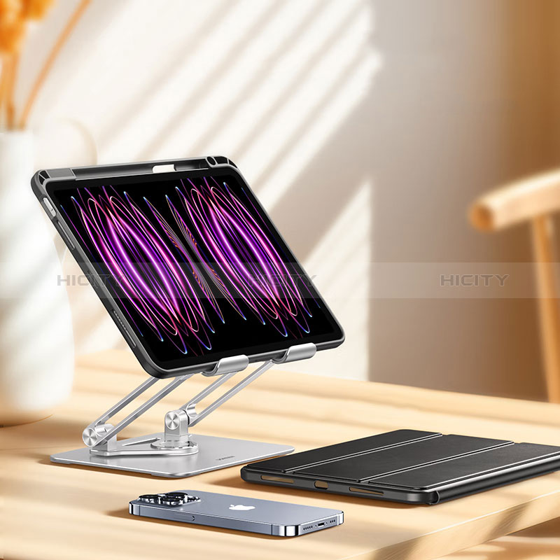 Soporte Universal Sostenedor De Tableta Tablets Flexible D06 para Apple iPad Pro 12.9 (2022) Negro