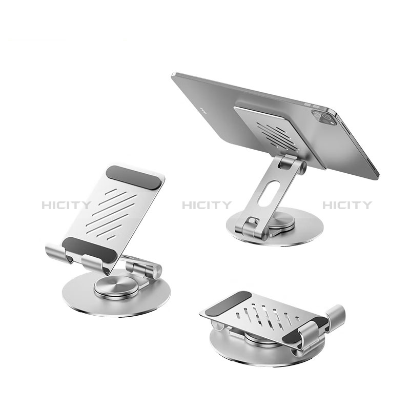 Soporte Universal Sostenedor De Tableta Tablets Flexible D09 para Samsung Galaxy Tab S7 Plus 5G 12.4 SM-T976 Plata