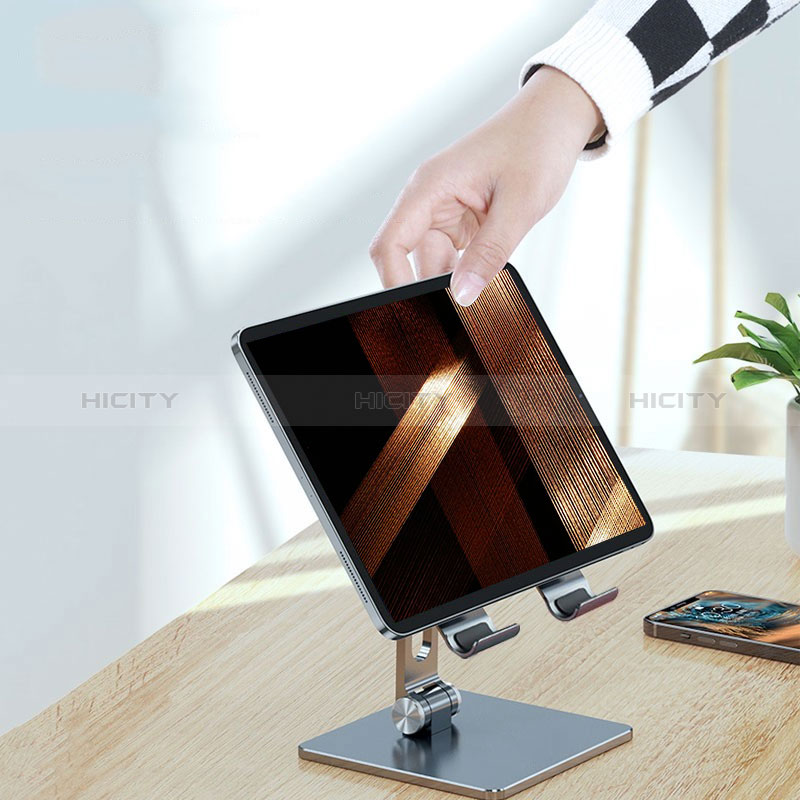 Soporte Universal Sostenedor De Tableta Tablets Flexible D13 para Apple iPad Pro 12.9 (2022) Negro