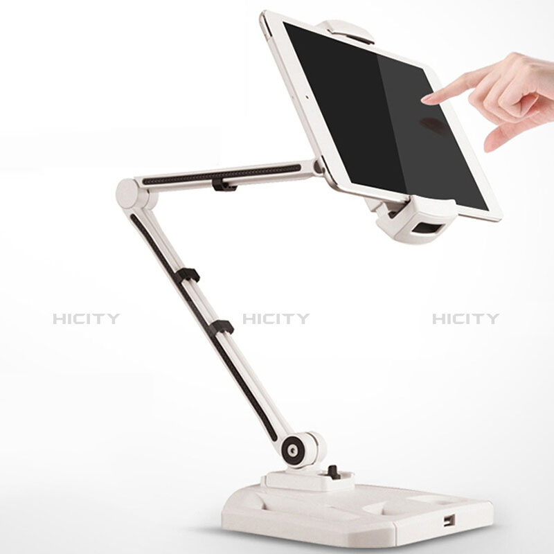 Soporte Universal Sostenedor De Tableta Tablets Flexible H07 para Huawei MediaPad M2 10.1 FDR-A03L FDR-A01W Blanco