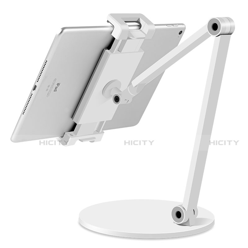 Soporte Universal Sostenedor De Tableta Tablets Flexible K04 para Microsoft Surface Pro 3 Blanco