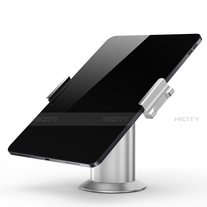 Soporte Universal Sostenedor De Tableta Tablets Flexible K12 para Samsung Galaxy Tab A6 7.0 SM-T280 SM-T285 Plata