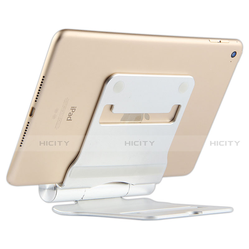 Soporte Universal Sostenedor De Tableta Tablets Flexible K14 para Apple iPad 2 Plata