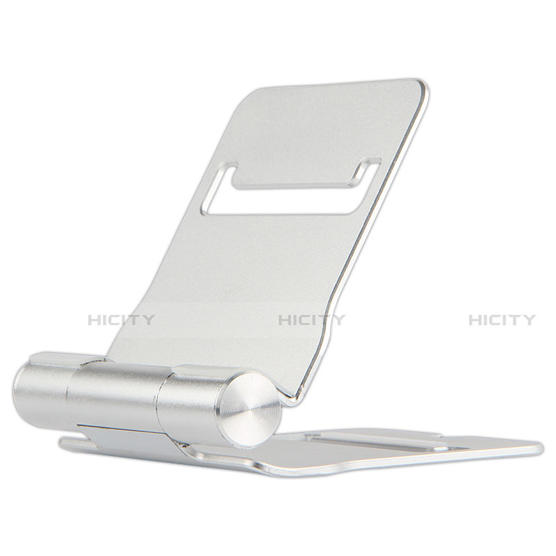 Soporte Universal Sostenedor De Tableta Tablets Flexible K14 para Apple iPad 3 Plata