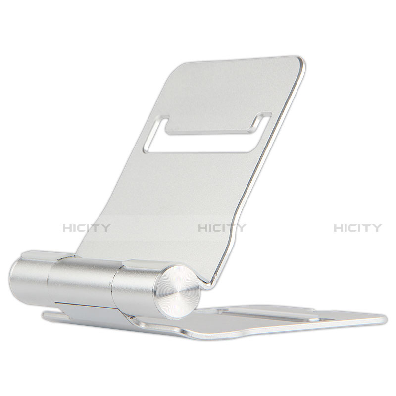 Soporte Universal Sostenedor De Tableta Tablets Flexible K14 para Samsung Galaxy Tab 4 7.0 SM-T230 T231 T235 Plata