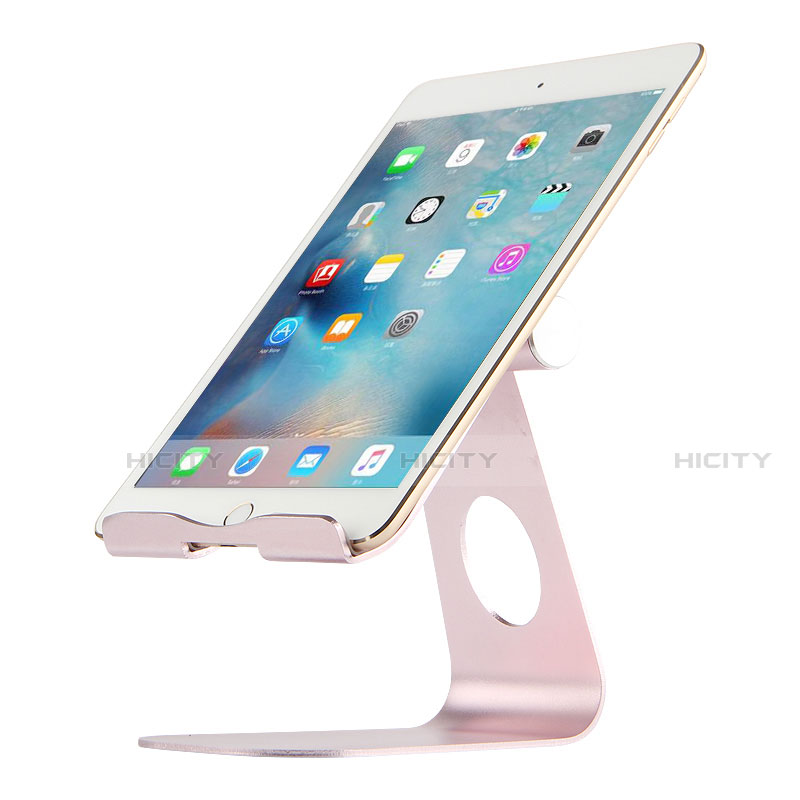 Soporte Universal Sostenedor De Tableta Tablets Flexible K15 para Apple iPad 3 Oro Rosa