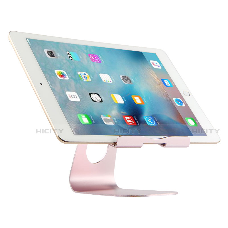 Soporte Universal Sostenedor De Tableta Tablets Flexible K15 para Apple iPad Air Oro Rosa