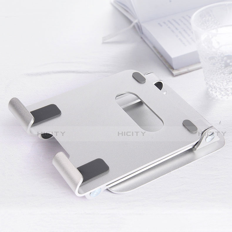 Soporte Universal Sostenedor De Tableta Tablets Flexible K20 para Huawei Honor Pad 2 Plata