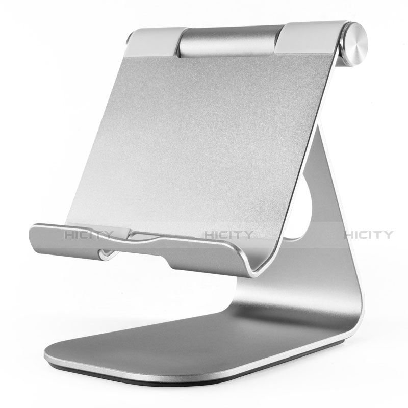 Soporte Universal Sostenedor De Tableta Tablets Flexible K23 para Samsung Galaxy Tab A6 10.1 SM-T580 SM-T585 Plata