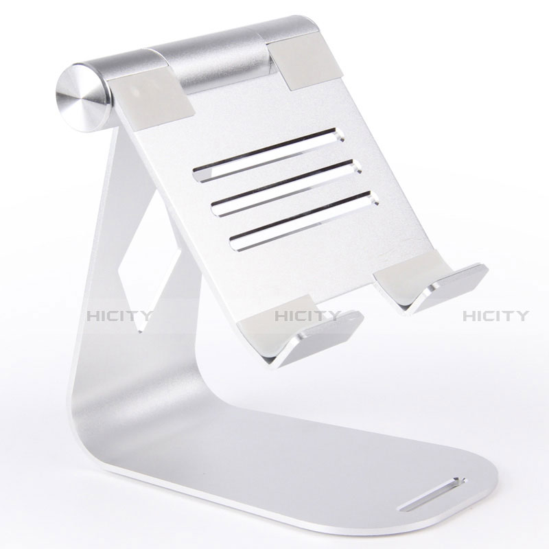 Soporte Universal Sostenedor De Tableta Tablets Flexible K25 para Apple iPad 2 Plata