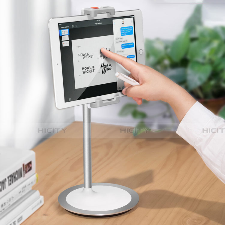 Soporte Universal Sostenedor De Tableta Tablets Flexible K27 para Apple iPad Air 10.9 (2020) Blanco