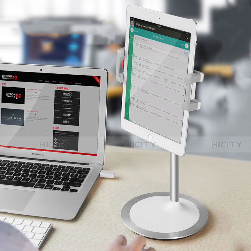 Soporte Universal Sostenedor De Tableta Tablets Flexible K27 para Xiaomi Mi Pad 4 Blanco