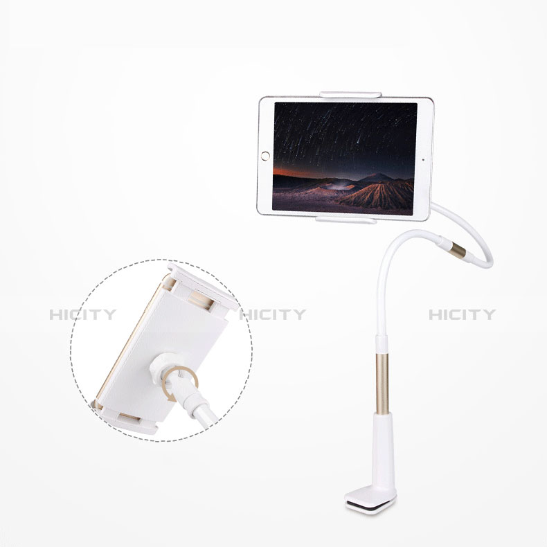 Soporte Universal Sostenedor De Tableta Tablets Flexible T30 para Apple iPad 3 Blanco