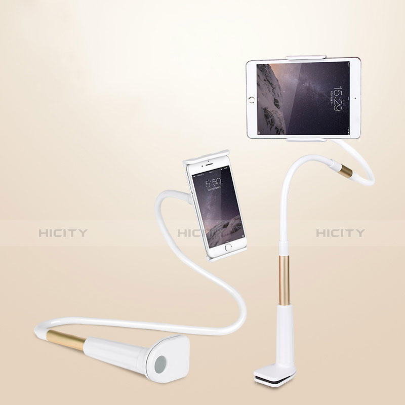 Soporte Universal Sostenedor De Tableta Tablets Flexible T30 para Apple iPad Mini 3 Blanco