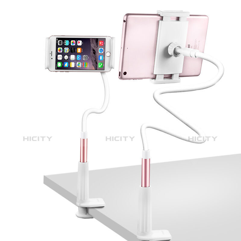 Soporte Universal Sostenedor De Tableta Tablets Flexible T33 para Apple iPad 2 Oro Rosa