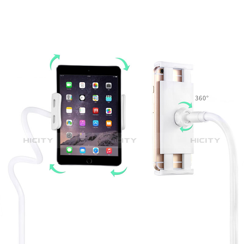 Soporte Universal Sostenedor De Tableta Tablets Flexible T33 para Apple iPad 2 Oro Rosa