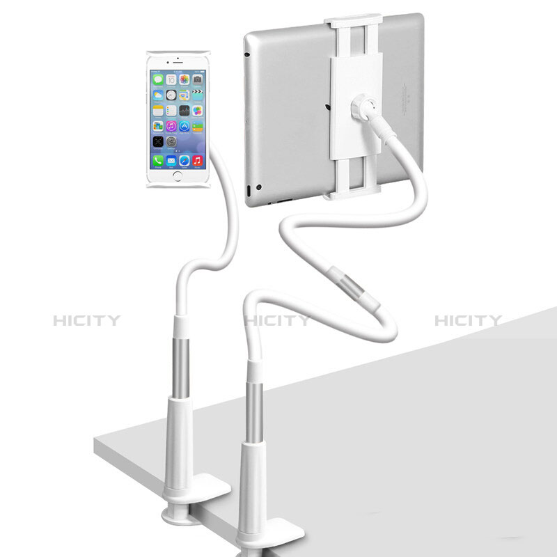 Soporte Universal Sostenedor De Tableta Tablets Flexible T33 para Apple iPad 3 Plata