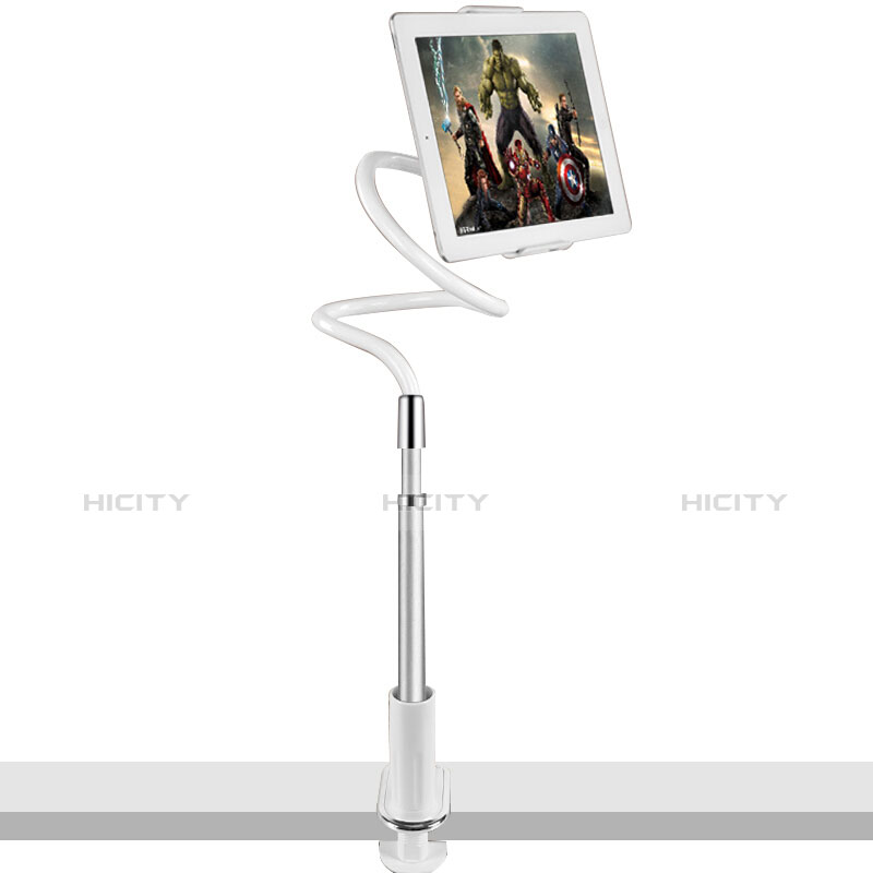 Soporte Universal Sostenedor De Tableta Tablets Flexible T36 para Apple iPad 2 Plata