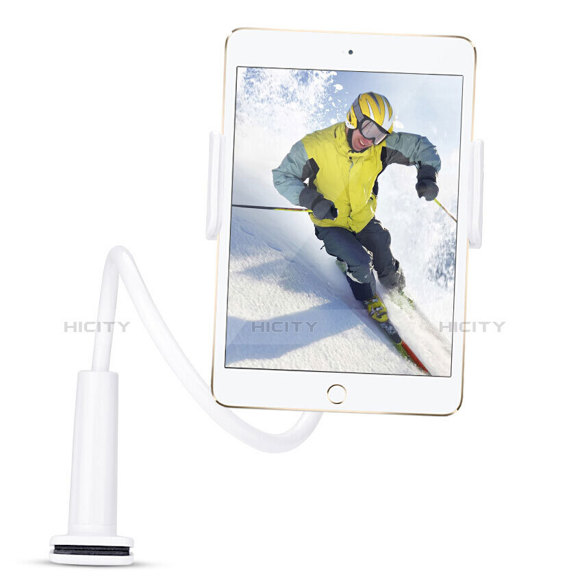 Soporte Universal Sostenedor De Tableta Tablets Flexible T38 para Apple iPad Mini 4 Blanco