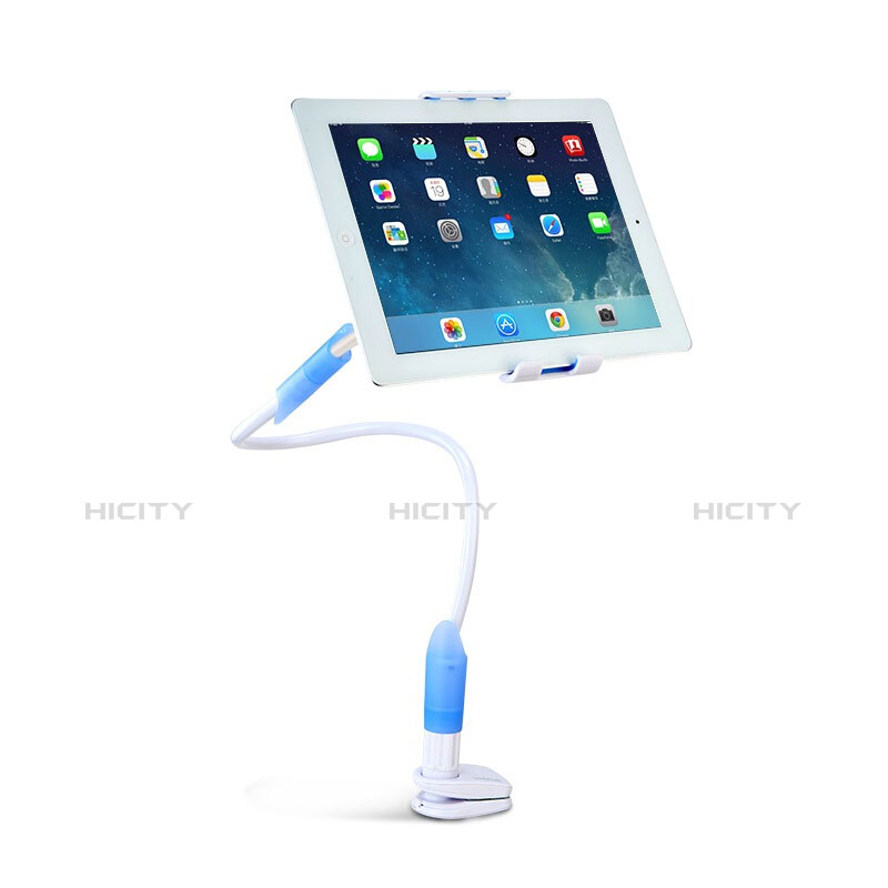 Soporte Universal Sostenedor De Tableta Tablets Flexible T41 para Apple iPad Mini 4 Azul Cielo