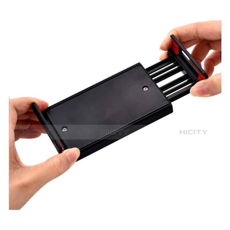 Soporte Universal Sostenedor De Tableta Tablets Flexible T42 para Samsung Galaxy Note 10.1 2014 SM-P600 Negro