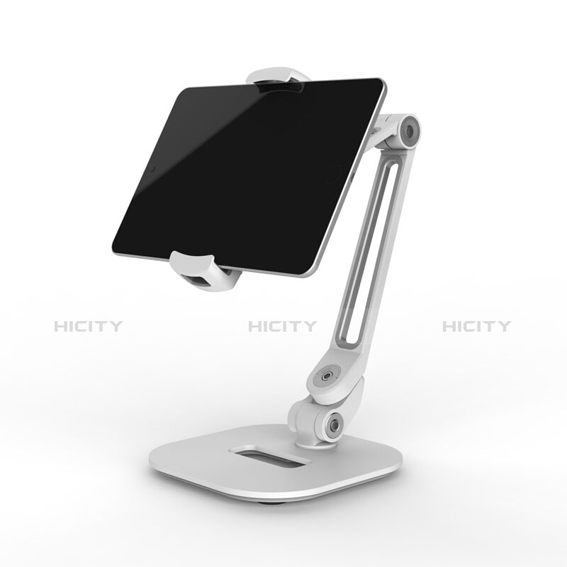 Soporte Universal Sostenedor De Tableta Tablets Flexible T44 para Apple iPad 3 Plata