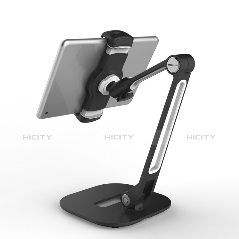 Soporte Universal Sostenedor De Tableta Tablets Flexible T46 para Samsung Galaxy Note 10.1 2014 SM-P600 Negro