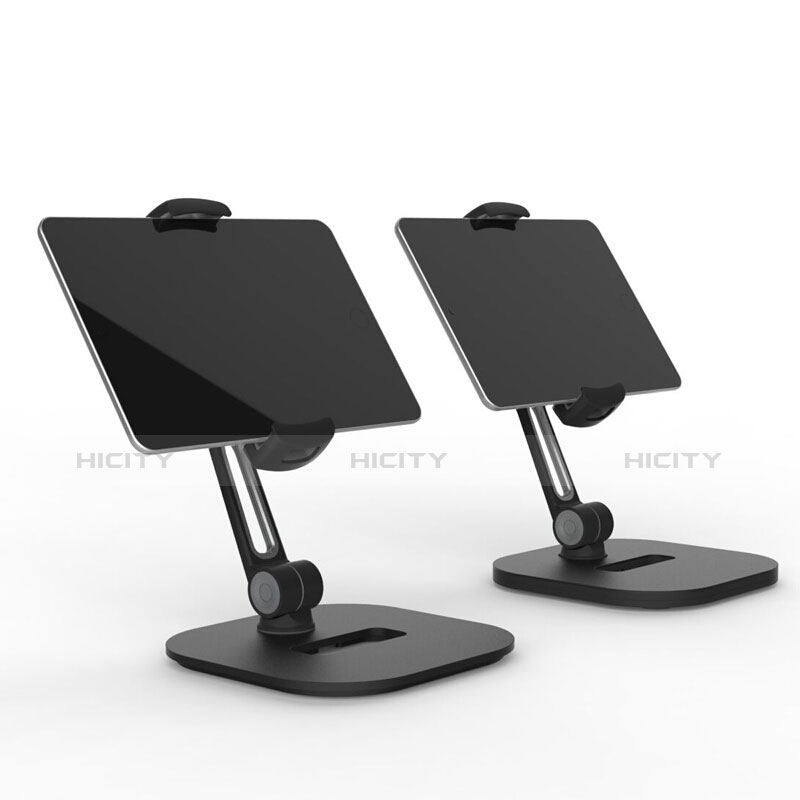 Soporte Universal Sostenedor De Tableta Tablets Flexible T47 para Apple iPad 2 Negro