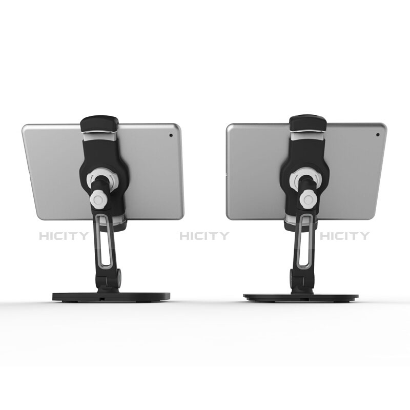 Soporte Universal Sostenedor De Tableta Tablets Flexible T47 para Apple iPad 3 Negro