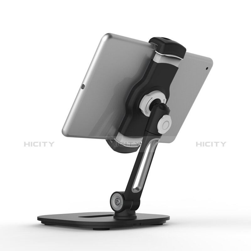 Soporte Universal Sostenedor De Tableta Tablets Flexible T47 para Samsung Galaxy Note 10.1 2014 SM-P600 Negro