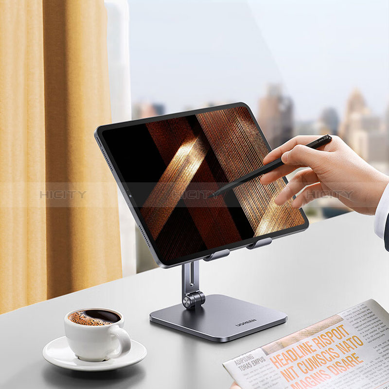 Soporte Universal Sostenedor De Tableta Tablets N05 para Apple iPad Air 5 10.9 (2022) Gris Oscuro