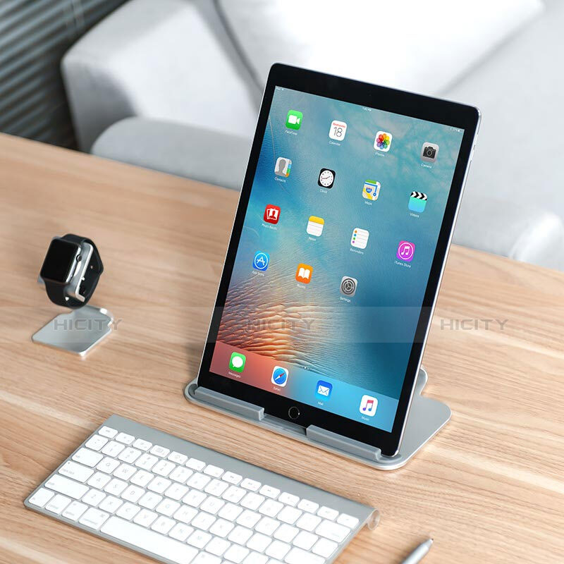 Soporte Universal Sostenedor De Tableta Tablets T25 para Apple iPad Air 2 Plata