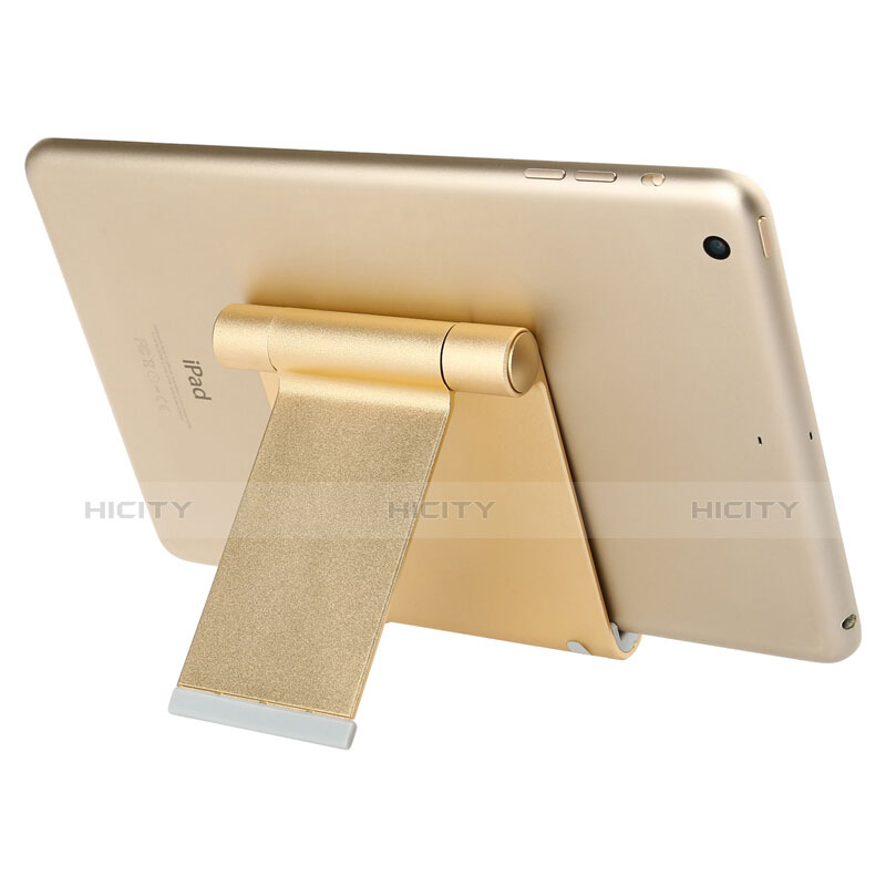 Soporte Universal Sostenedor De Tableta Tablets T27 para Apple iPad 4 Oro