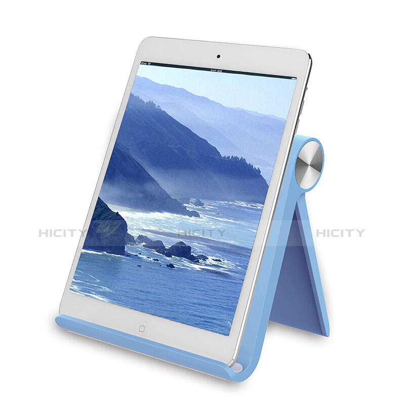 Soporte Universal Sostenedor De Tableta Tablets T28 para Apple iPad Mini 4 Azul Cielo