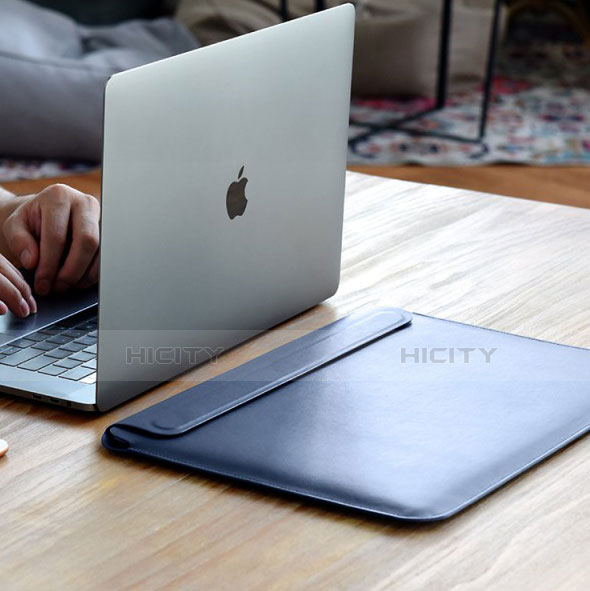 Suave Cuero Bolsillo Funda L01 para Apple MacBook Air 13.3 pulgadas (2018)