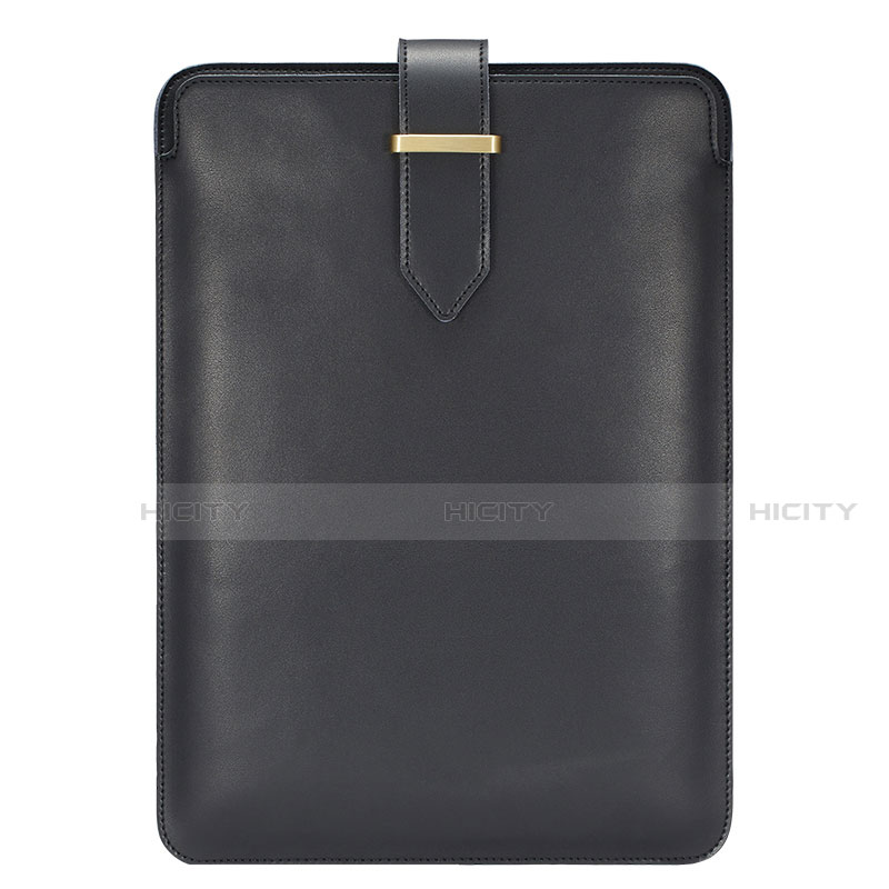 Suave Cuero Bolsillo Funda L01 para Huawei Honor MagicBook 14 Negro