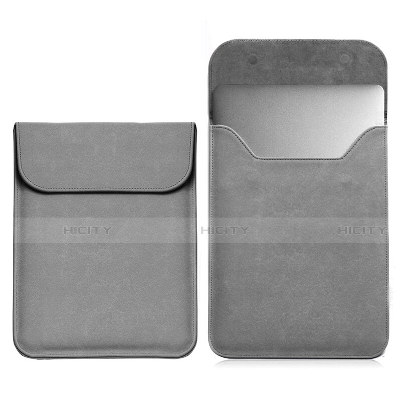 Suave Cuero Bolsillo Funda L03 para Samsung Galaxy Book Flex 13.3 NP930QCG Gris