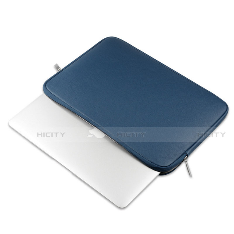 Suave Cuero Bolsillo Funda L16 para Apple MacBook Air 13 pulgadas Azul