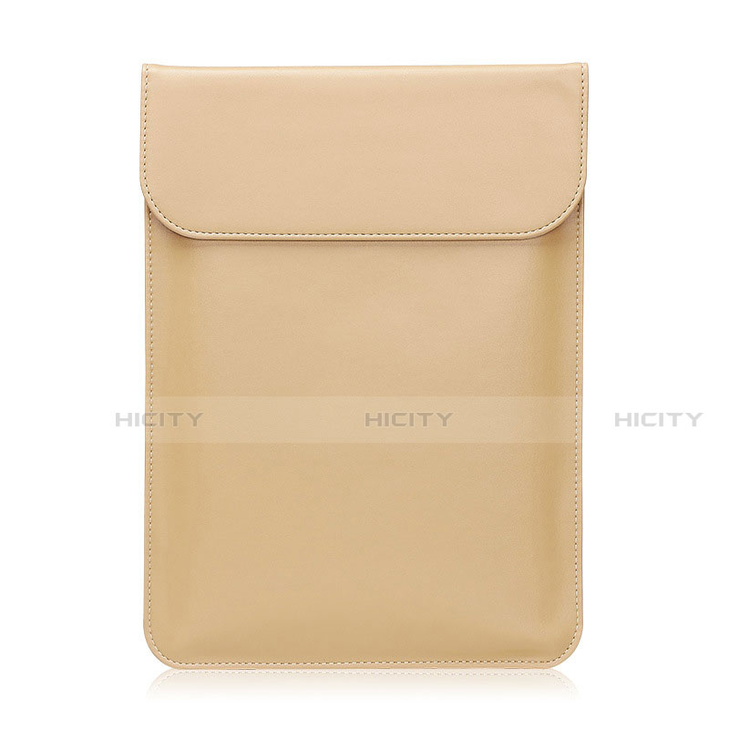 Suave Cuero Bolsillo Funda L21 para Apple MacBook Air 11 pulgadas Oro