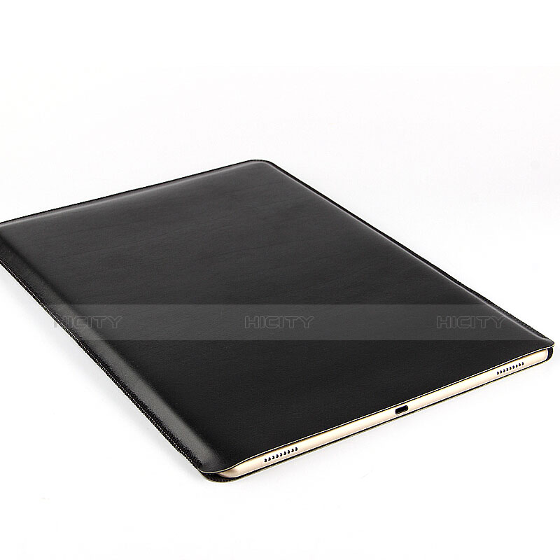 Suave Cuero Bolsillo Funda para Apple iPad Air 3 Negro