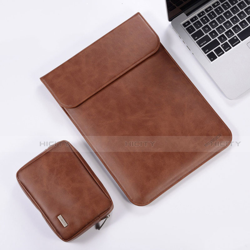 Suave Cuero Bolsillo Funda para Apple MacBook Air 13 pulgadas (2020)