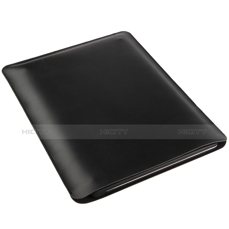 Suave Cuero Bolsillo Funda para Microsoft Surface Pro 3 Negro